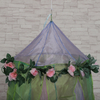 Rosa Blumendekoration, Betthimmel, Kinder, Mädchen, Lieblings-Sternendruck, Prinzessin, Bettvorhang, Moskitonetz
