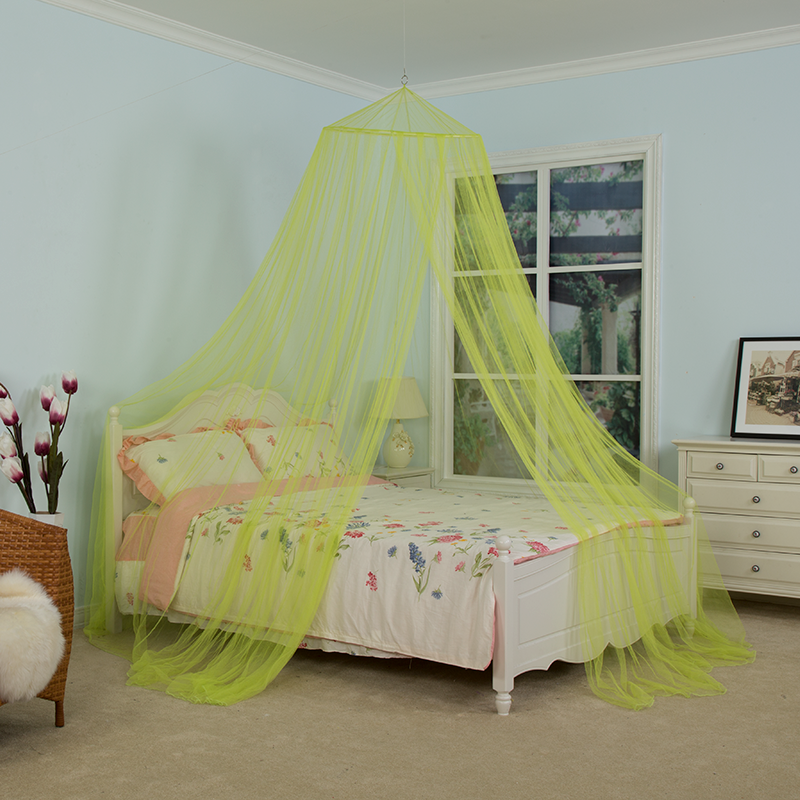 Ins Simple Crown TC Spire Canopy Sheer Mesh Innenschlafzimmer Einzel Doppelbett Baby Girl "s Bed Canopy Decoration Moskitonetz