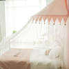 Kundenspezifische rosa Flaggen-Bälle-Kinderbett-Netz-Bettüberdachungen für Mädchenbett
