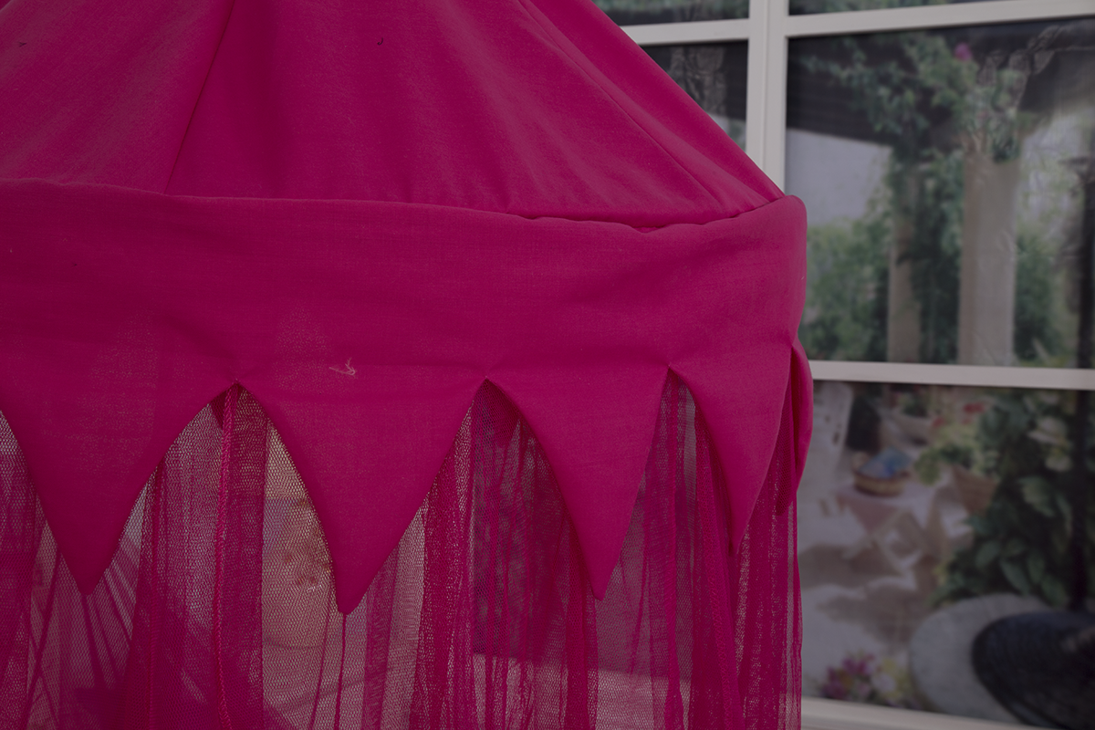 2020 Heißer Verkauf New Style Charming Pink Crown Lady Hanging Moskitonetz