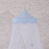 New Style China Hersteller Made Blue Star Patch 100% Polyester Mesh Bettnetz für Jungen hängendes Moskitonetz für Babys