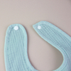 Schultersabbertücher aus 100 % Bio-Baumwolle mit saugfähiger Frottee-Rückseite Baby-Unisex-Baby-Baumwolllätzchen
