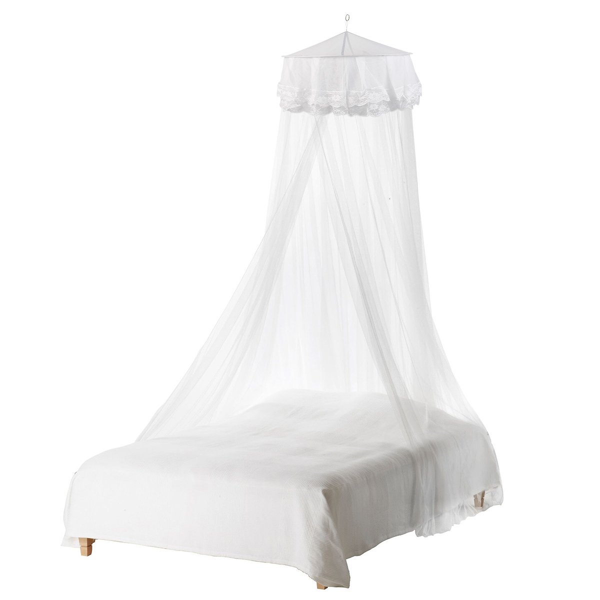 Faltbare stehende Baby-Moskitonetze Regenschirm Round Top Bed Canopy