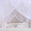 Gute Qualität weiße Blume Spitze Rechteck King Size Hotel Schlafzimmer Moskito Bett Netze für Doppelbett