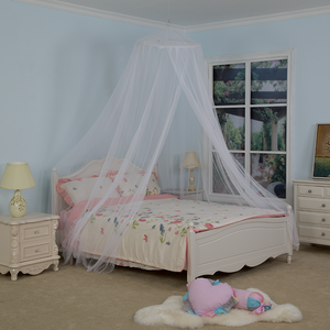 Weißes konisches Doppelbett zum Aufhängen mit Moskitonetz für Schlafzimmer
