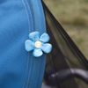 Moskitonetz mit Blumendekoration für Kinderwagen, Babyschalen, Autositze, Wiegen