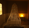 2020 Beliebte Kinder Schlafzimmer Betthimmel Leuchtende Schneeflocken Dekor Moskitonetze