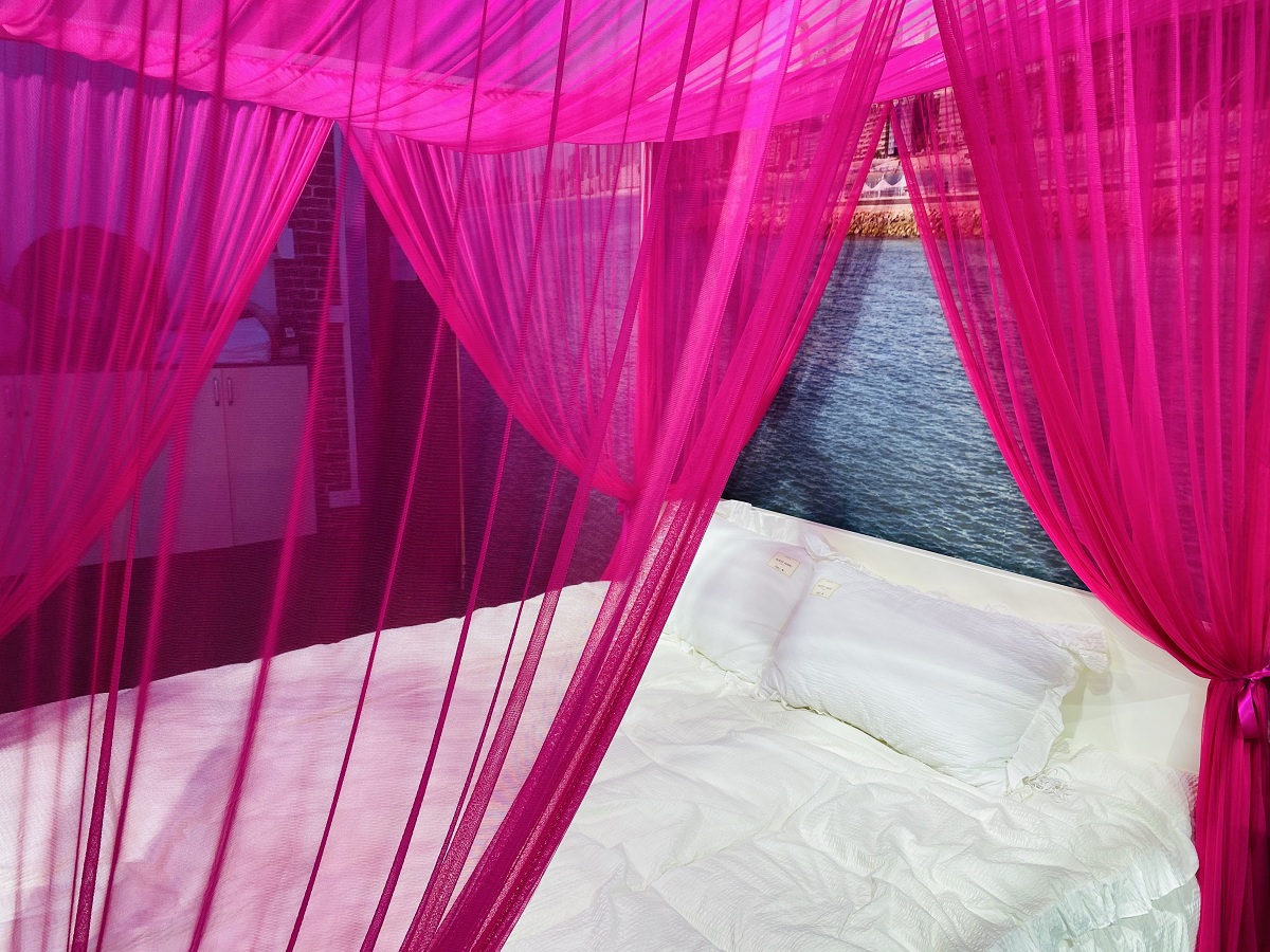 Cosy Four Corners Princess Bed Canopy Luxuriöses Moskitonetz-Dekorationszubehör