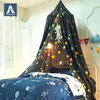 Universe Planet Dreamy Hängebett Baldachin Kinderbett Moskitonetz Leseecke Moskitonetz Stern Lichterkette Belüftung