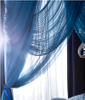 Luxuriöses Schlafzimmer im europäischen Stil, blau, King-Queen-Size, rechteckig, zum Aufhängen, Moskitonetz