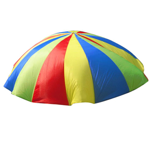 Regenbogen-Fallschirm-Stofftier-Zelte Faltbares Kinderspiel-Spielzeug mit Griffen
