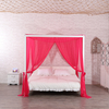 2020 New Style 100% Polyester Hochwertige rechteckige Form Home Decoration Doppelbett Netting King Size Moskitonetz für Bett