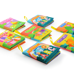 Mein erstes weiches Buch, ungiftiger Stoff, Baby-Früherziehung, Spielzeug, Aktivitäts-Crinkle-Stoffbuch