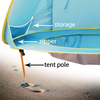 UV-beständiges 1-2 Kinder Strandzelt Outdoor Auto Pop Up Zelt