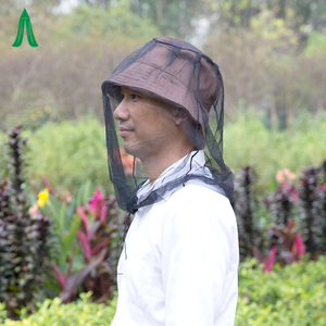 China-Lieferanten-Polyester-Mesh-Material kundengebundene Farbe gefaltetes Moskito-Kopf-Netz